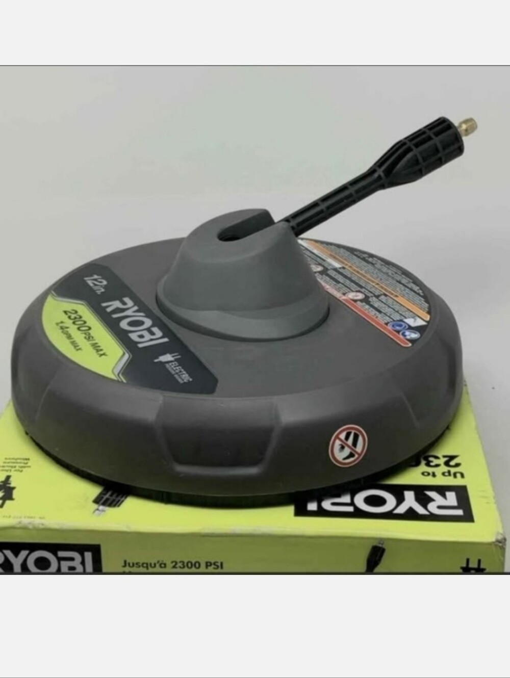 RYOBI 12" 2,300 PSI Electric Pressure Washer Surface Cleaner NIB